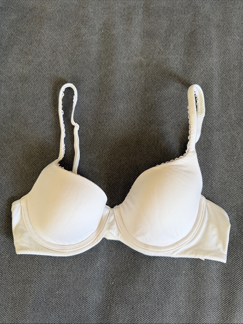 Body by Victoria. White lined Demi Underwire Bra